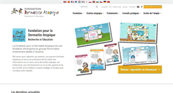 Desktop Screenshot of fondation-dermatite-atopique.org